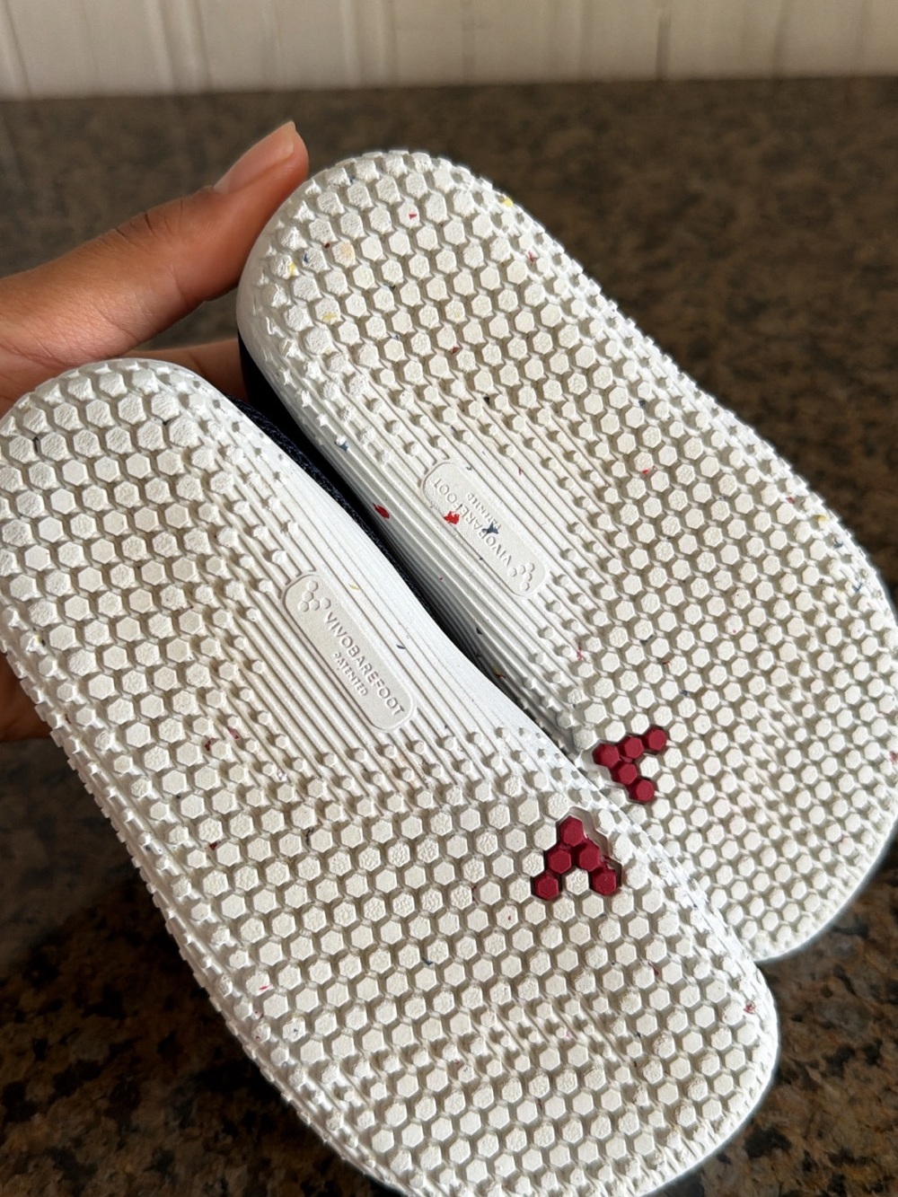 Vivo barefoot Kids Navy Slip-On Minimalist Sneakers - Picture 4 of 4